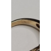 Image 6 : 14K Yellow Gold Women's Ring With Amethyst - Size 6 - Weight: 4.4g
