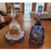 Image 1 : PICKUP IN CANTON -  Two Fenton Glass Collector Bells, Including 1999 Longaberger Edition  