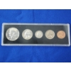 Image 1 : United States 1964 5-Coin Set Including 90% Silver Half Dollar, Quarter, and Dime 
