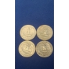 Image 2 : 1962-D, 1962, 1939 (Possible Mint Mark), 1964-D 90% Silver Washington Head Quarters - Face Value: $1