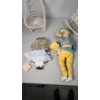 Image 2 : 1980's Schmid Porcelain Doll & 1990s Tootsie Toy Mommy Doll Includes Rocking Chairs