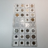 Image 1 : Two Binder Pages of Assorted Tokens/Medals: Bus Tokens, Commemoratives, Sales Tax, & More! 