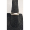 Image 1 : 14K White Gold Vintage Women's Keepsake Milgrain Edged Wedding Band - Size 5 - Weight: 3.7g