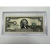 Image 1 : 2003 United States Jefferson NEVADA $2.00 Bill In Hard Case Holder - Mint Condition - RARE
