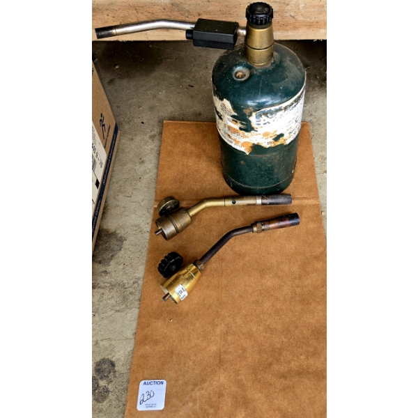 Propane Torch with 2 Extra Torch Ends