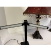 Image 6 : 2 Gorgeous Lamps with Beaded Ends - both in working condition! - Portable Desk Lamp