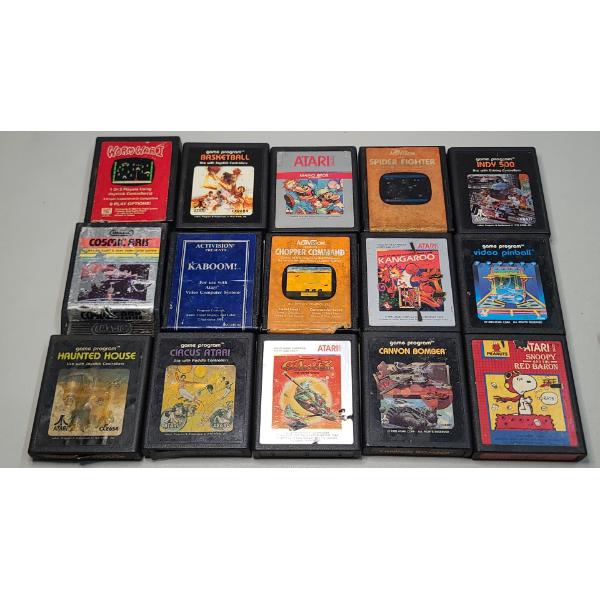 Assorted Vintage Atari 2600 Games - Untested