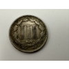 Image 2 : First Year of Issue - 1865 Three Cent Nickel - Excellent Example
