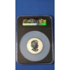 Image 5 : 2019 NGC 3 Oz Incuse Gilt Reverse PF 70 First Day Issue Gold Maple Leaf 40th Anniversary Silver Coin