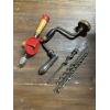 Image 2 : Vintage Screw Drill & Hand Crank Drill with Screws