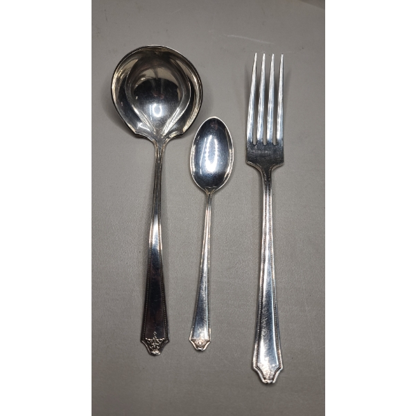 (3) Pcs Of Sterling Silverware - Total Weight: 103.7g