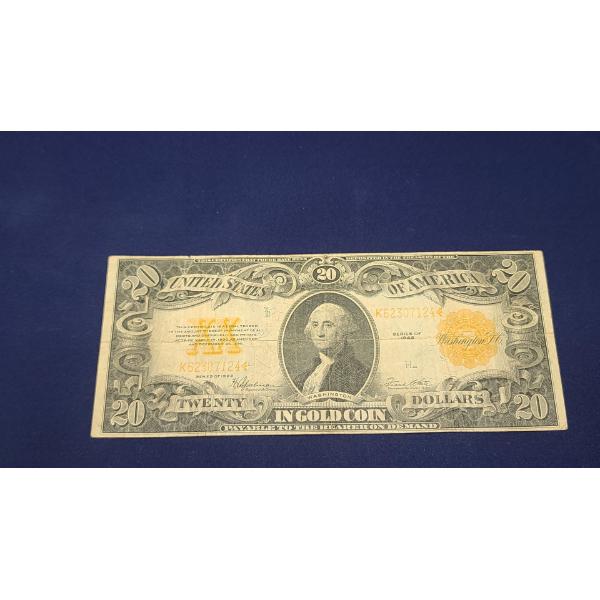 $20 1922 Gold Certificate FR#1187 Speelman/White 