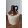 Image 1 : 8 1/2" Vintage Stoneware Whiskey Jug Crock 
