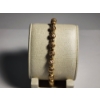 Image 1 : 14K Yellow Gold Chain Detailed Beaded Bracelet 8" TW: 11.0g
