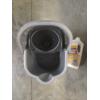 Image 4 : Brand New 64OZ. Quick Shine Disinfectant Floor Cleaner & 15 Liter Planet Wheeled Mop Bucket - No Shi
