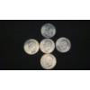 (4) 1971-S Eisenhower 40% Silver Dollars & (1) 1973-S Eisenhower 40% Silver Dollar - Face Value: $5