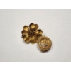 Image 1 : Two 10K Gold Pendants: Flower and Phillipsburg High School - Total Weight: 3.2g