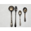 Image 4 : Lot of Assorted Silverplated Spoons and Fork - Total Weight: 75.3g