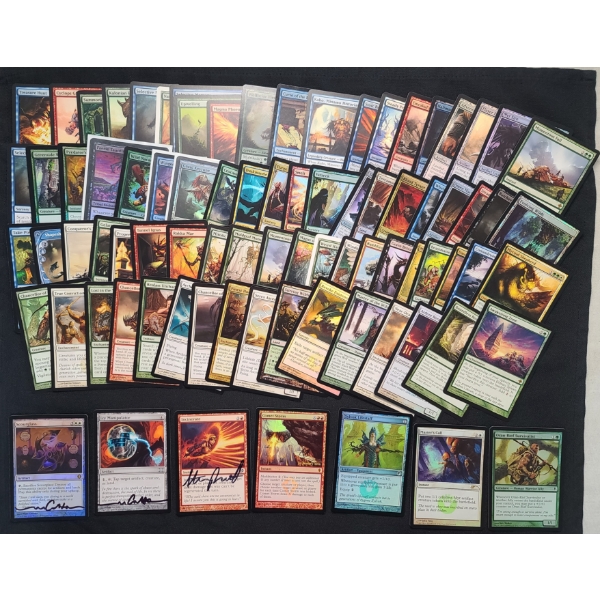 Large Lot of Magic The Gathering Trading Cards Including Rares, Holos & Even Autographs!