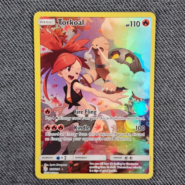 Torkoal 237/236 Holo Rare Pokemon Trading Card 