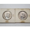 Image 1 : Two 1964 90% Silver Kennedy Half Dollars 