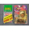 Image 1 : Winner's Circle #3 Race Car Toy in Package With 20 Assorted Rookie Baseball Trading Cards~