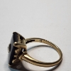 Image 5 : Vintage Black Onyx and 10K Yellow Gold Ring - Size 6.5 - Total Weight: 3.2g