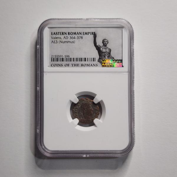 NGC Ancients Eastern Roman Empire Valens AD 364-378 AE3 NUMMUS ~ Coins Of The Romans