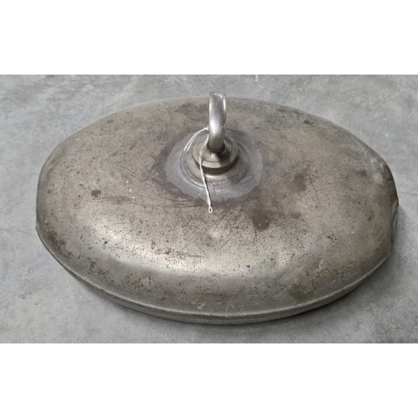 Vintage French Metal Bed Warmer 