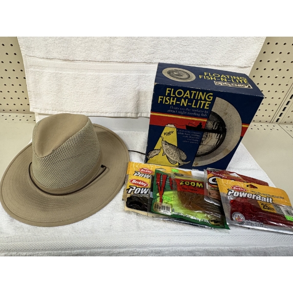 Fishing Material - Hat - Fish- N- Lite light - Fishing Bait