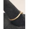 Image 4 : 14K Yellow Gold Bypass Engagement Ring - Size 6.5 - Weight: 1.3g