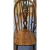 Image 2 : Solid Oak, Amish Made, Dining Table with 6 Chairs - (2) 12" Leaves - 72L x 48W
