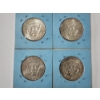 Image 4 : x4 1964 90% Silver Kennedy Half Dollars FV: $2.00