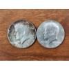 Image 1 : Two 40% Silver United States Kennedy Half Dollars ~ 1967 & 1969 Half Dollars