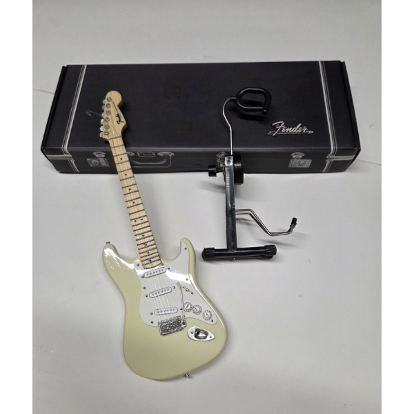 New! Axe Heaven Very Detailed Fender Strat Guitar With Stand Collectable