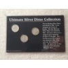 Image 12 : Two U.S. Silver Dime Displays - First & Last Mercury Silver Dime & Ultimate Silver Dime Collection