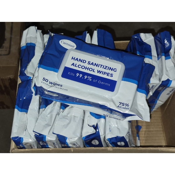 PICKUP IN CANTON - Brand New 12 / 50 Paks Alcohol Wipes - See Pics