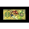 Image 1 : Pure 24k .999 Gold Foil POKEMON "BULBASAUR" Note - Mint - NEW SERIES - Processed in Pure GOLD