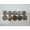 Image 4 : United States 90% Silver Dimes- $1.00 Face Value - Assorted Dates- Wonderful Condition