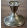 Image 2 : Stainless Silverware w/ Cut Glass Pitcher & Sterling Weighted Candle Holder (271.1g TW)