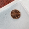 Image 3 : 1997 Zimbabwe One Cent Coin Hyper Inflation Coin in Flip w/ Info Card 
