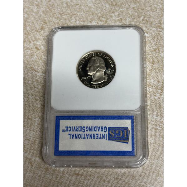 PR-70 DCAM 2007 S Washington Quarter - First Day Issue - FV $0.25 - International Grading Service