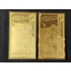 Image 5 : Two 2025 1/2 Oklahoma Goldback Notes - EACH WITH 1/2000TH Troy Ounce 24K Gold