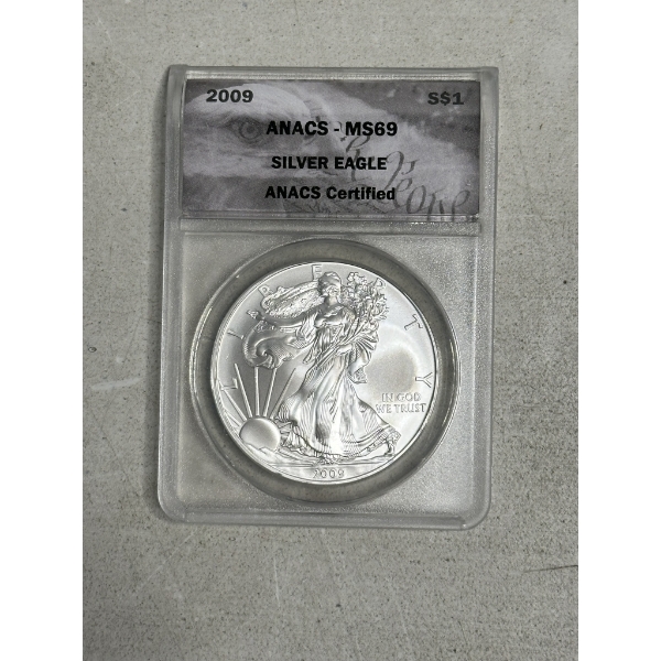 ANACS MS69 2009 Silver Eagle
