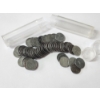 Image 2 : Lot of 60 Lincoln Steel Pennies with Storage Tubes - FV: $0.60
