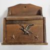 Image 2 : Lot of Three Vintage Items ft. Wooden Recipe Box, Art Deco Beehive Shaker, and Hershey's Kisses Tin