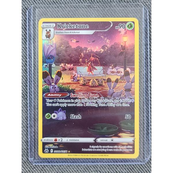 Kricketune GG02/GG70 Galarian Gallery Near Mint Pokemon Trading Card