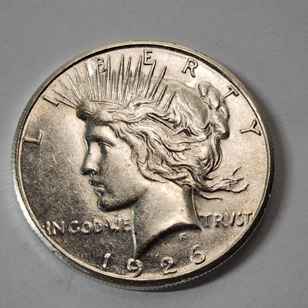 United States 1926-S Silver Peace Dollar - 90% U.S. Silver Coin