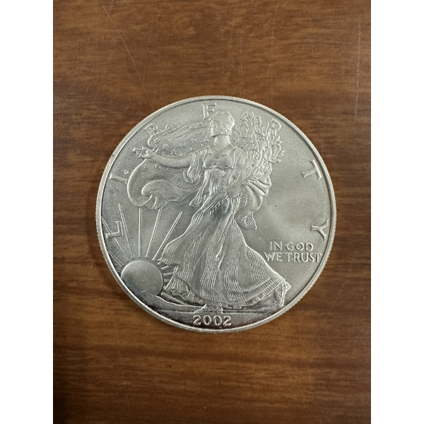 2002 American Silver Eagle - 1 Troy oz .999 Silver