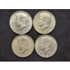 Image 1 : Four 40% Silver Kennedy Half Dollars - $2 Face Value